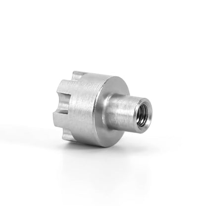INJORA M2 Wheel Nuts 7mm Stainless Steel Nuts 4PCS for 1/24 RC Crawler Axial SCX24 AX24 Upgrade - size: 7mm