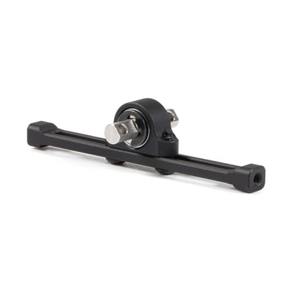 Adjustable Carrier Bearing 70mm Width Transfer Case, Aluminum Alloy CNC Machined for 1/10 RC Crawler LCG Chassis Cheater Rigs Comp Build (Black) - color: Black