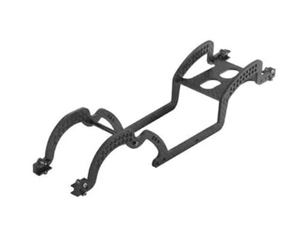 RC Crawlers Components For TRX4M For Bronco For Defender 1/18 For LCG Chassis Kit Frame Rails Braces Rock Sliders RC Crawler Car DIY Upgrade Parts Replacement(No plate and bumper) - size: No plate and bumper