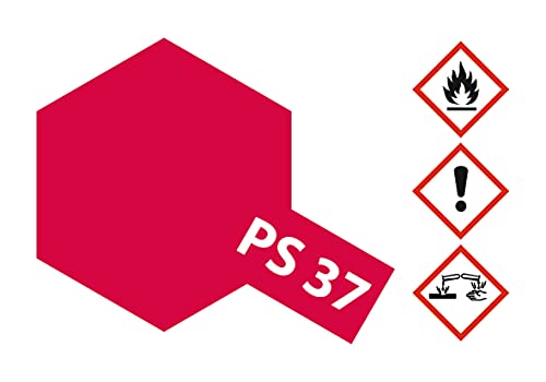 Tamiya Polycarbonate PS-37 Translucent Red Spray 100 ml TAM86037 Lacquer Primers & Paints