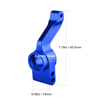 Hobbypark Aluminum Rear Stub Axle Carriers Replacement of 1952 for 1/10 Traxxas Slash 4X4 / Stampede 4x4 / Rustler 4X4 (Dark Blue)