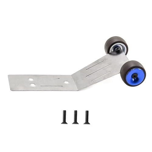 RC Car Accessories for Trxxas for Mini for Maxx Monster Truck Metal Wheelie Bar RC Car Upgrade Parts Accessories(Blue) - size: Blue