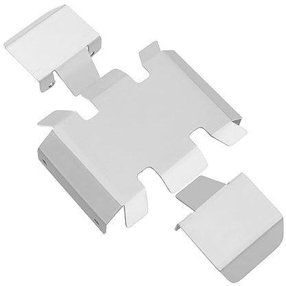 Stainless Steel RC Skid Plate RC Chassis Armor Axle Armor Protector Guard Compatible with MST CFX/CMX 1/10 RC Crawler Car