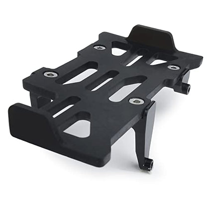 Low Center of Gravity Conversion Kit Fixed Battery Mounting Plate 2mm Battery Holder for 1/24 RC Crawler Car SCX24 Upgrades Accessories, Black