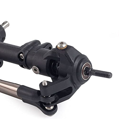 Rc Crawler 1/10 Nylon AR44 Straight Front and Rear axles with Metal Front Reverse Bevel Gear for 1/10 RC Tracked SCX10 II 90046 47 R-G-T 86100