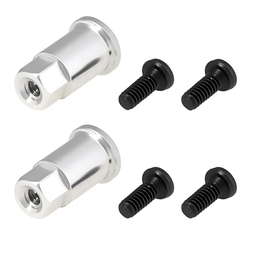 Create idea 2pcs 10mm RC Car Front Wheel Hex Hub Drive Adapter Compatible with LDRC AE86 A86 A86P LD1801 1/18