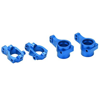 RC Block C Hub Carrier, Aluminum Alloy Steering Cup Upgrade Part Set for LOSI 22S 1/10 Rear Drive Short Course Truck (Blue - color: Blue