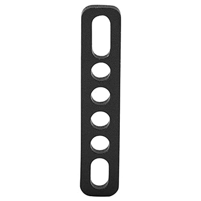 Aluminum Alloy RC Shock Strut Damper Bracket Mount, Metal Suspension Bracket for 1/8 1/10 1/12 1/16 RC Cars, Adjustable Height and Angle Damper Mount for Off - Road Buggy (Black) - color: Black