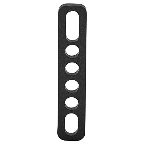 Aluminum Alloy RC Shock Strut Damper Bracket Mount, Metal Suspension Bracket for 1/8 1/10 1/12 1/16 RC Cars, Adjustable Height and Angle Damper Mount for Off - Road Buggy (Black) - color: Black