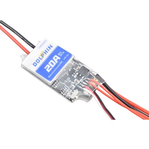20A Brushed Bidirectional ESC for 130/180 Motor RC Car Boat Tank