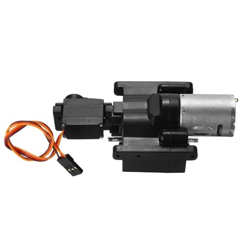 Metal 2-Speed Transmission Gearbox Assembly with Plastic Inner Gears for WPL B1 B16 B24 B36 C24 1/16 4WD 6WD RC Crawler Upgrades