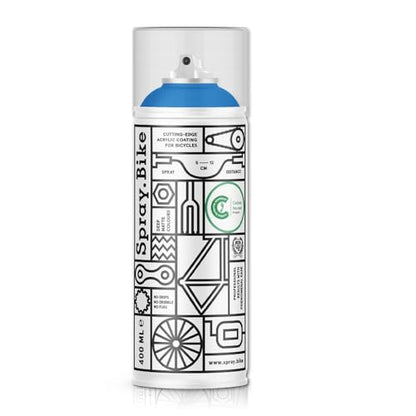 Spray.Bike Spray Paint - Bomber (Medium Sky Blue) | Designed Mainly for Bicycles | Multi-Use Acrylic Spray Paint for Metal, Plastic | High Coverage Bike Paint, 400ml - color: Bomber
