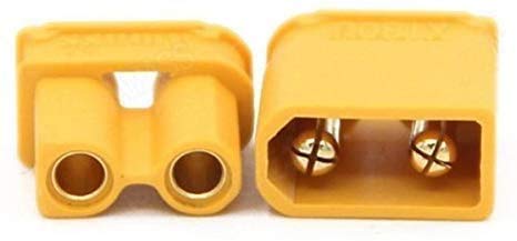 FLY RC 20 Pairs Amass XT30U (XT30 Upgrade) Male Female Bullet Connectors Power Plugs for RC Lipo Battery - style: XT30U Connector