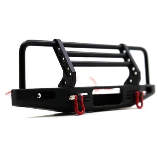 RC Parts Front Bumper Light Metal for TRX4 for Defender for Axial for SCX10 II 90046 1/10 Adjustable RC Crawler Car Upgrades Parts