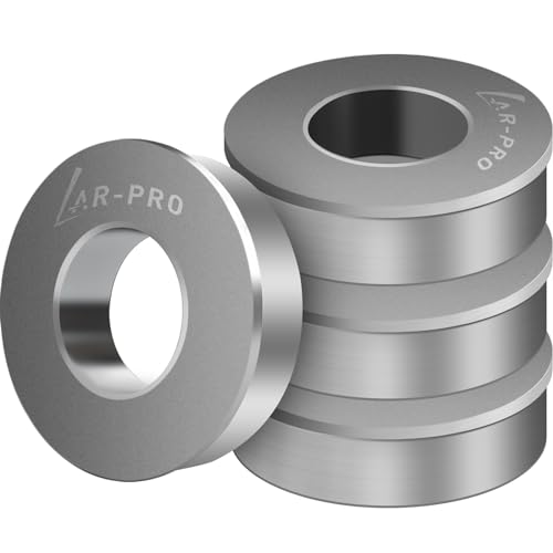 AR-PRO (4-Pack) 1" Bushings Carbon Steel - ID 1" x OD 1-3/8" Applicable Lawn Mower and Most Riding Mower Wheel Bushings Replacement - size: 1" Hole