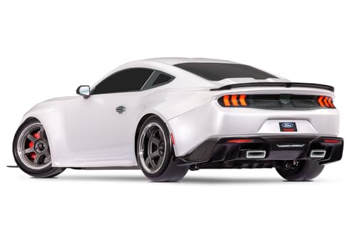 Traxxas 1/10 Scale 4-Tec Drift Car with Ford Mustang (White) - color: White