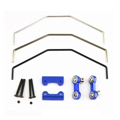 Metal Front and Rear Sway Bar Anti Roll Bar Kit Compatible with 1/5 RC Car Upgrade Parts Accessories(1 Set) - color: 1 Set