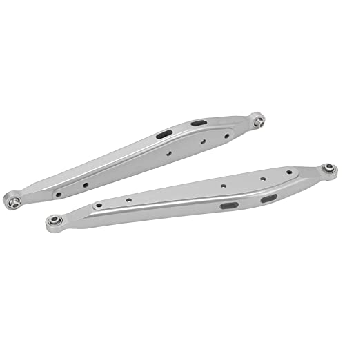 RC Aluminum Rear Trailing Arm,Lightweight Aluminum Rear Trailing Arm Replaceable Parts for Axial RBX10 1/10 Remote Control Car(Silver)