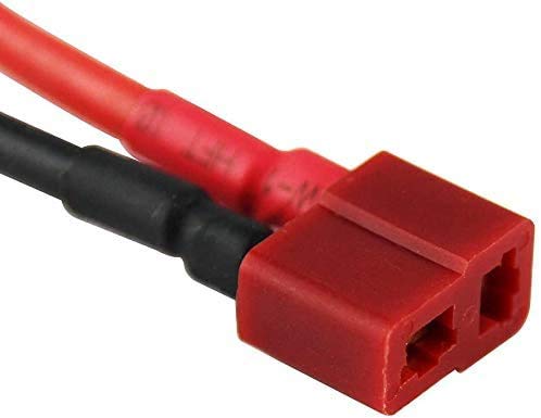 4pcs RC LiPo Battery Connector Adapter Compatible with EC3 to T Male Female Connectors ESC Charger with 5cm 14awg Wire(2 Pairs)