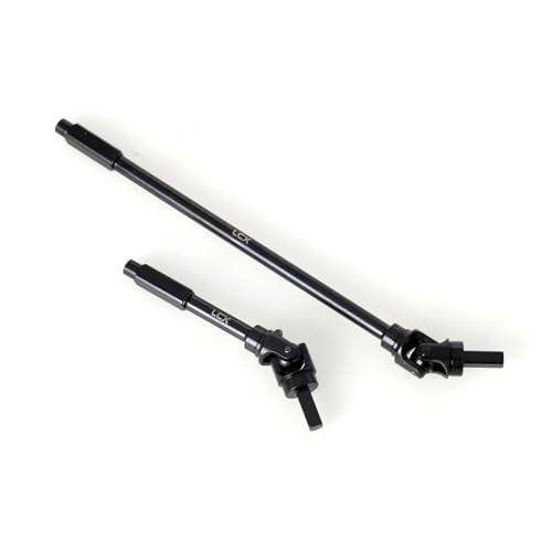 LCX Racing 1/8 RC Crawler Hard Steel Heavy Duty AF16P Front Rear Axle Internal CVD Drive Shaft Set for RC Crawler Car Axial AXP8 Gilamon 2.2, Upgrades Parts Accessories (Front Axle Shaft)