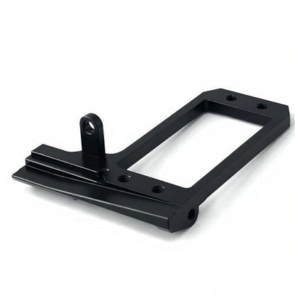 BTA Servo Mount for 1/10 RC Crawler F10 Portal Axle, CNC Aluminum Behind-Axle Front Servo Mount, Low CG Design (Black)