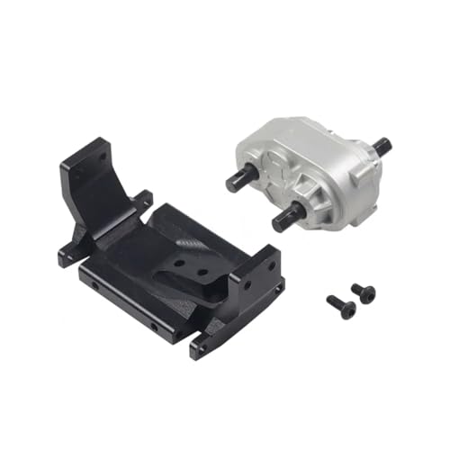 RC Car Gearbox, for SCX10 D90 1/10 RC Car Metal Transfer Case Gearbox with 72MM Mount Plate Replacement RC Car Gearbox Upgrade Part for SCX10 D90 1/10 RC Crawler Car Accessories