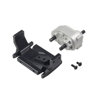 RC Car Gearbox, for SCX10 D90 1/10 RC Car Metal Transfer Case Gearbox with 72MM Mount Plate Replacement RC Car Gearbox Upgrade Part for SCX10 D90 1/10 RC Crawler Car Accessories