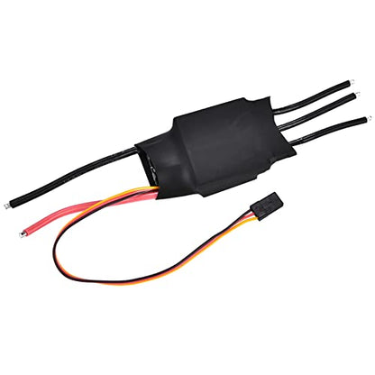 Brushless ESC, Fastest Response Water Cooling Plug and Play Speed Controller 60A for RC Boat Marine Applications High Performance Boating Enthusiasts