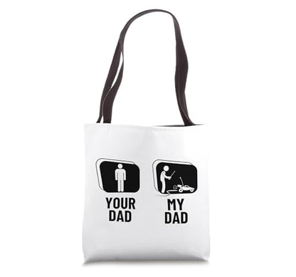 Remote Control Racing Your Dad My Dad Daughter Son RC Cars Tote Bag