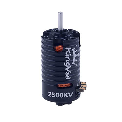 KingVal Replacement MINI 1410 2500KV Brushless Motor Shaft Diameter 2mm Compatible with Kyosho 1/24 1/28 RC Mini Car