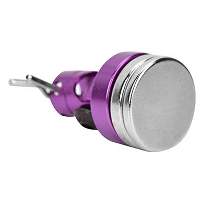 Magnetic Body Mount Kit, Invisible Magnetic Shell Post Mounting Set for SCX10 4W D HSP 1 10 RC Car, Aluminum Alloy Body Post with Slotting Design (Purple) - color: Purple