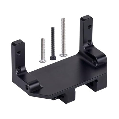 SCX10 III Servo on Axle Mount, AR45P Portal Axle 4-Link Suspension for 1/10 RC Crawler Car SCX10 III Aluminum Alloy Upgrade Parts (Red) - color: Red
