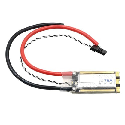 AM32 70A BLHeli_32 32Bit Single Brushless ESC 3-6S Current Meter Sensor for RC Airplane FPV DIY RC Parts (70A) - size: 70A