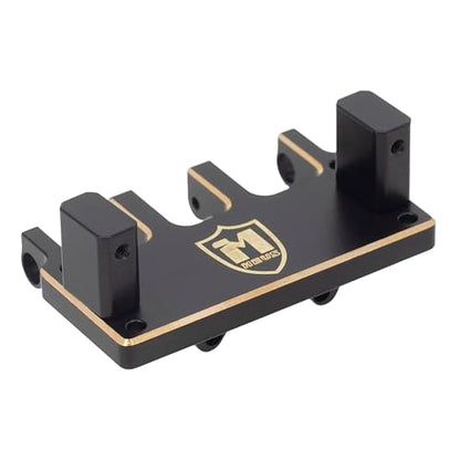 MEUS RACING SCX24 Micro Servo with Brass Servo Mount + Servo Arm for Axial SCX24 C10 JLU Bronco 1/24 RC Crawler Car Upgrade Parts