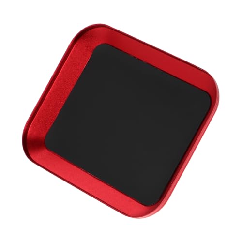 BESPORTBLE Aluminum Alloy Screw Holder Tray Magnetic Model Car Mechanic Storage Rc Model Car Parts Organizer Washers Serving Tray - color: Red