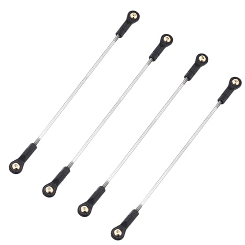 MECCANIXITY 2Pcs Adjustable Turnbuckles Camber Links, 184-194mm Turnbuckle Rod Steering Servo Linkage with M3 Ball Head Rod Ends for RC Car Replace Parts DIY - size: 184-194mm
