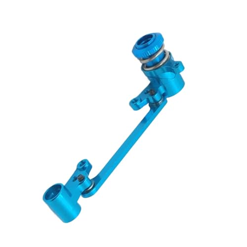 for Wltoys for 124016 124017 124018 124019 1/12 144001 144002 1/14 RC Car Upgrade Parts Metal Steering Group Assembly Set RC Car Repair Kit(Blue) - color: Blue