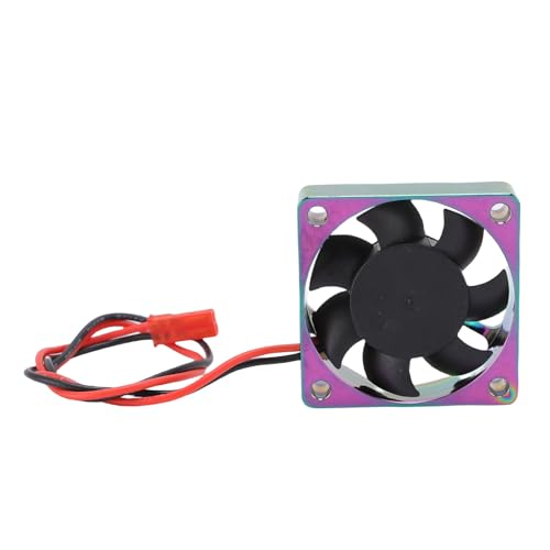 Drfeify RC Motor Cooling Fan, 14000RPM High Speed Aluminum Alloy Quiet Heatsink Fan for RC Car Model