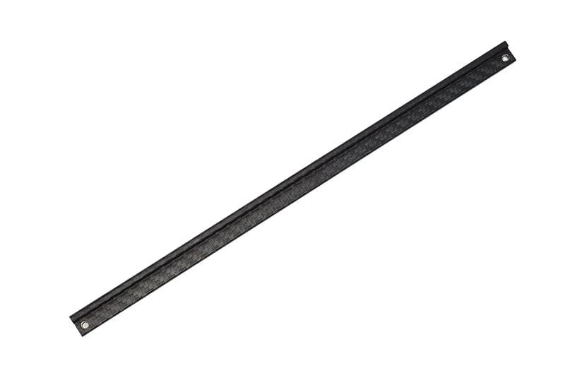 Carbon Fibre Chassis Brace For Traxxas 1/8 4WD Sledge Monster Truck 95076-4 - 1Pc Set Black