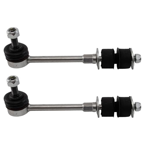 TRQ Rear Left and Right Sway Bar Link Set 2 Piece Compatible with 10-17 Volvo XC60 11-18 S60 T5 08-16 XC70 07-15 S80 15-17 V60 T5 15-18 V60 Cross Country 08-10 V70 16-18 S60 Cross Country - style: PSA17664