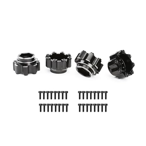 RCAWD for Pro-Line 1/8 8x32 to 17mm 1/2" Offset Aluminum Wheel Hex Adapters Upgrades Parts #PRO635300 - size: 17mm 1/2" Offset