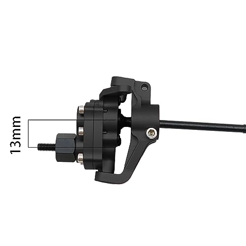 1/10 RC Crawler Aluminum Portal Front and Rear Axle Set for Axial SCX10 II 90046 90047 AR44 – CNC Alloy Axles with Steering Link Upgrade Parts for SCX10 Trucks (Silver Front Axle) - color: Silver Front Axle
