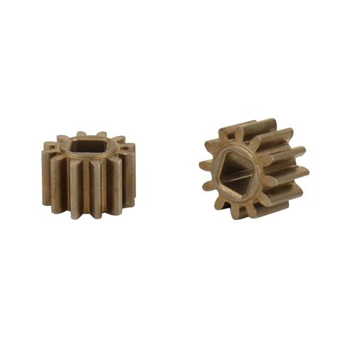 Hard Steel Front and Rear Portal Axle Shaft with Gear for 1/10 RC Crawler Car Axial SCX10 III AXI03006 AXI03007 Wrangler JL AR45 Axle Metal Upgrade Part (Front)