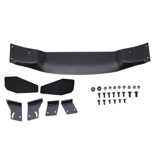 Aluminum Alloy Rear Spoiler Wing for 1/10 RC Racing Drift Car – Reduces Air Resistance, Enhances Stability, Easy Install, Black Powder Coat Finish