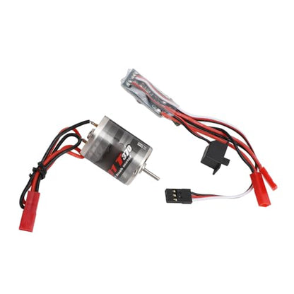 Generic RC Brushed Motor ESC Combo Efficient Stainless Steel Low Noise 31T Brushed Motor and 30A ESC for 1/16 1/18 RC Cars