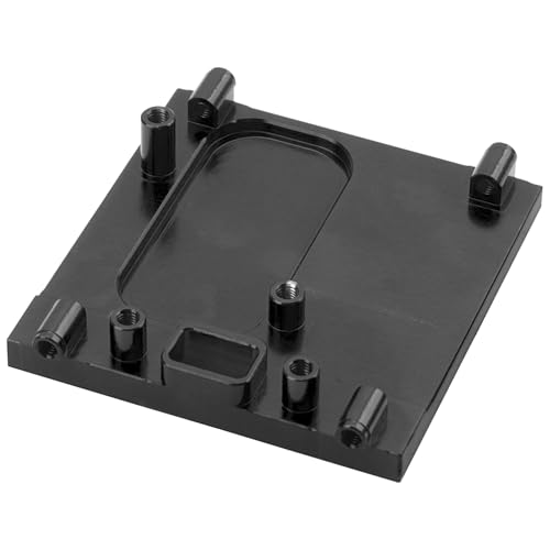 Metal Motor Mount Holder Bracket Fixed Seat Compatible with 2024 New MN99S MN98 V2 Version 1/12 RC Car (Black) - color: Black
