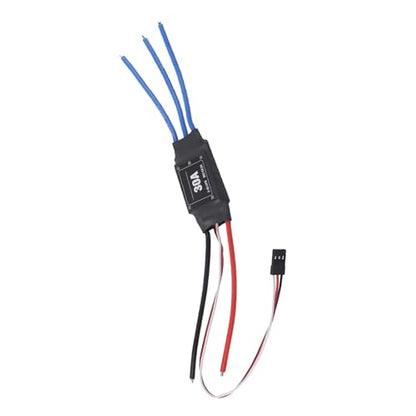 Bidirectional Brushless ESC Electronic Speed Controller for RC Car Boat Ship Underwater Propeller (30A)
