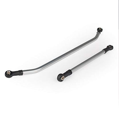 LCX Racing 1/10th RC Crawler Car Aluminum AR60 OCP Front Steering Link for Axial Wraith RR10 SMT10 AX10, Upgrades Parts Accessories (Silver) - color: Silver