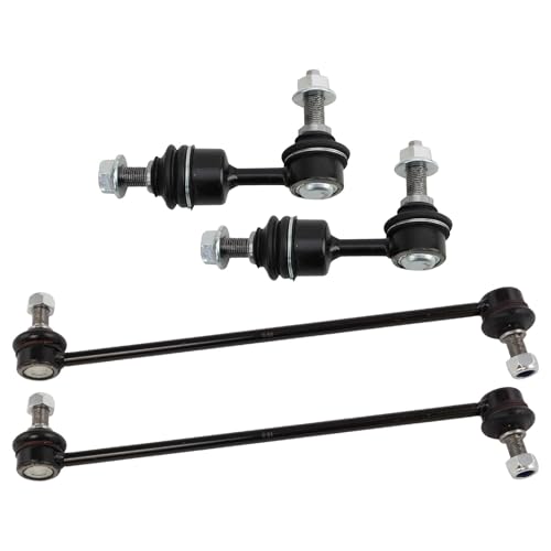 TRQ Front & Rear Sway Bar Stabilizer Link Set Compatible with 2015-2021 Kia Sedona - style: PSA27972