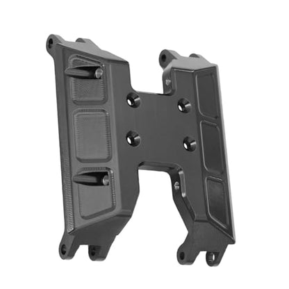 RC Cars Models Compatible with Axial for Capra UTB18 Gearbox Upgrade Parts Aluminum for Chassis Transmission Skid Plate for 1/18 RC Crawler(Black) - color: Black
